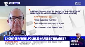 Pour Eric Chevée, le chômage partiel pour les gardes d'enfants est une évolution "qui prépare le 11 mai"