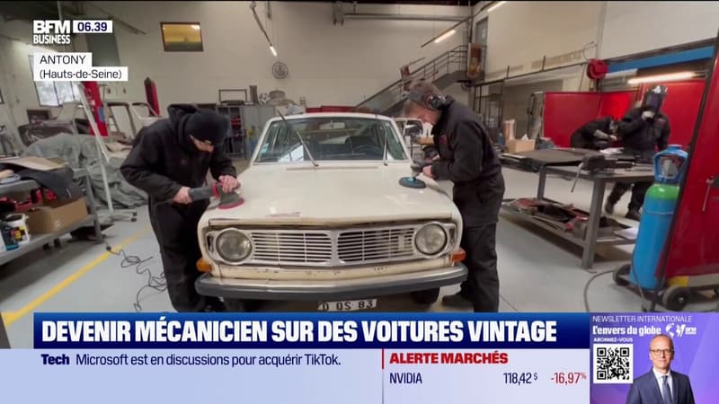 Devenir mécanicien sur des voitures vintage