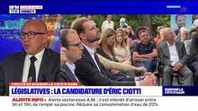 Législatives: Eric Ciotti, candidat à sa réélection, veut "porter les valeurs de la droite"