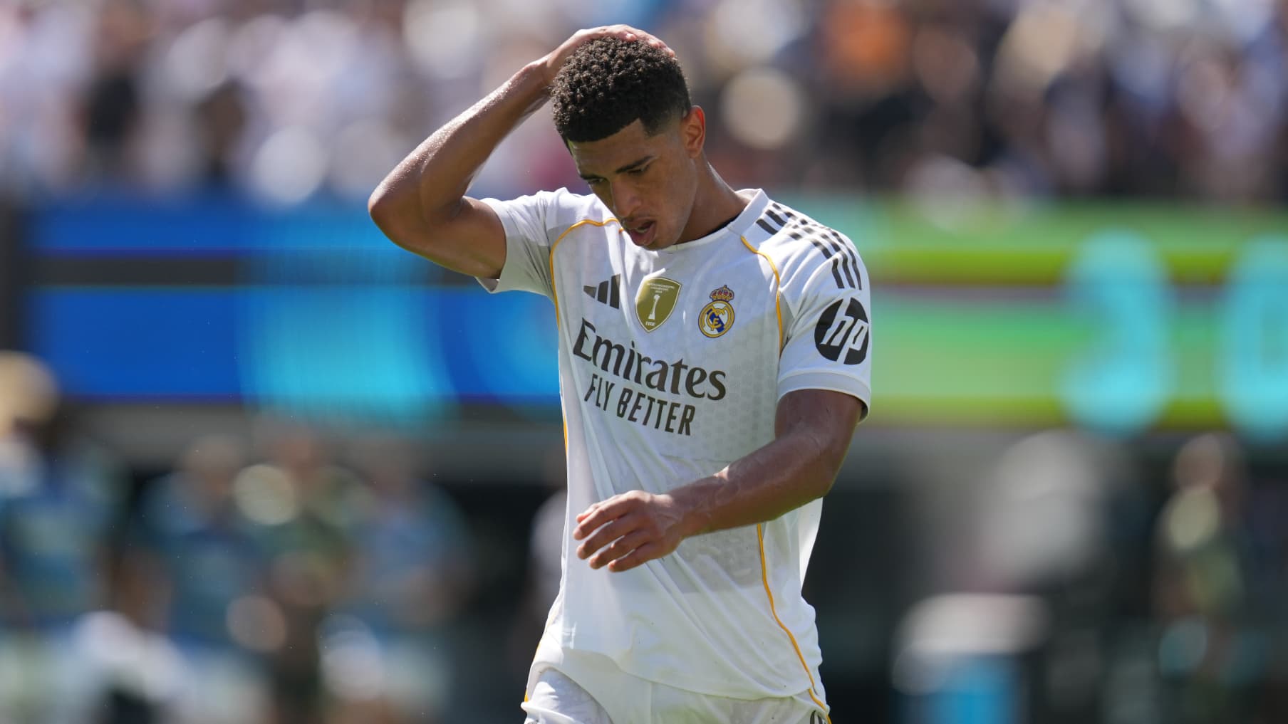 Jude Bellingham lors du match PSG-Real Madrid en Coupe du monde des clubs