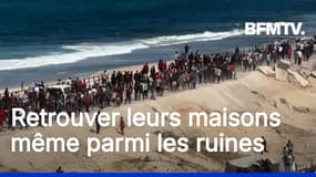 Cessez-le-feu : des milliers de Palestiniens marchent vers le nord de la bande de Gaza