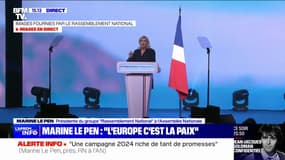 "Depuis qu'il est au pouvoir, Emmanuel Macron n'a eu de cesse de déconstruire la France" affirme Marine Le Pen
