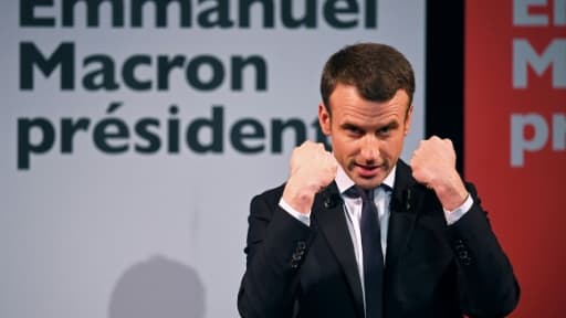 Emmanuel Macron le 8 mars à Paris