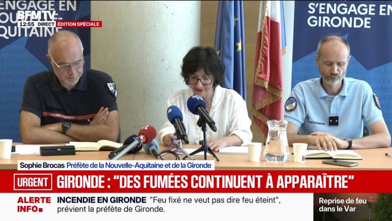 Gironde: plus de 10.000 évacués "vont pouvoir rejoindre leur domicile", indique la préfète de Nouvelle-Aquitaine et de la Gironde