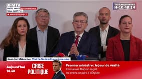 Jean-Luc Mélenchon: "Nous refusons, en pleine crise démocratique, de renoncer à la fois à la dissolution et à la présidentielle anticipée"