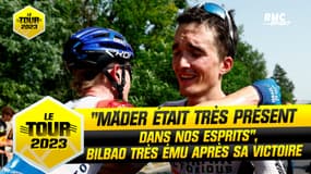  Tour de France E10 : "Mäder était très présent dans nos esprits", Bilbao très ému après sa victoire