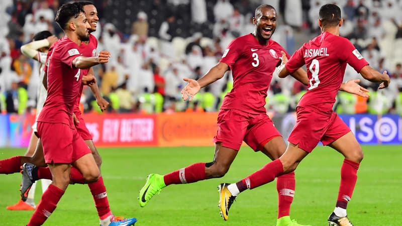 Le Qatar, vainqueur de la Coupe d'Asie 2019.