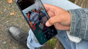 Une photo prise par Salman, un Afghan ayant effectué la traversée de la Manche en septembre 2024, lors de son périple.