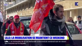 Lille: la mobilisation contre la réforme des retraites se maintient ce week end