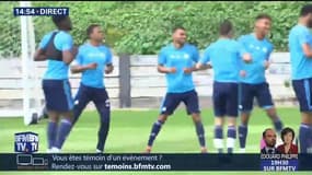 En direct du dernier entraînement de l'OM avant le départ pour Salzbourg !