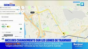Nice: des changements sur les lignes de tramway