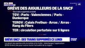 Hauts-de-France: la circulation des trains fortement perturbée par un mouvement social ce lundi