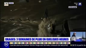 Orages à Paris: trois semaines de pluies sont tombées en quelques heures