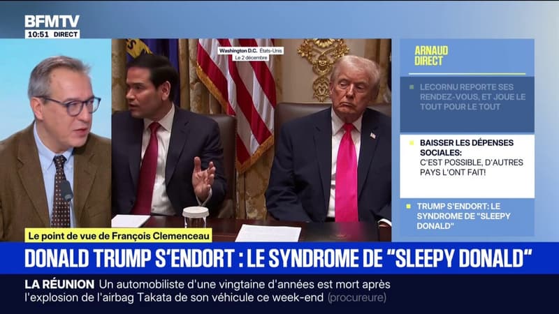LE POINT DE VUE DE FRAN­ÇOIS CLEMENCEAU - Donald Trump s'endort: le syndrome de "sleepy Donald"