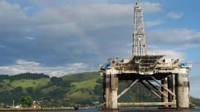 Une plateforme pétrolière à Angra Dos Reis, ville brésilienne de l'Etat de Rio de Janeiro.