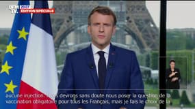 Emmanuel Macron: "J'appelle solennellement tous nos concitoyens à se faire vacciner dès aujourd'hui au plus vite