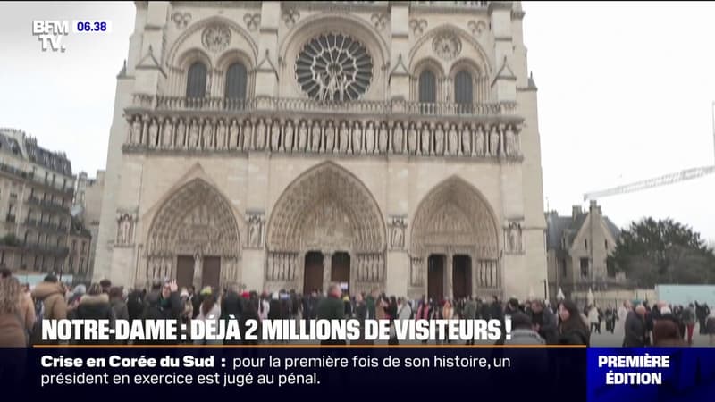 Notre-Dame de Paris: déjà deux millions de visiteurs, deux mois après la réouverture