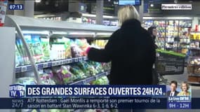 Les grandes surfaces testent l'ouverture 24H/24