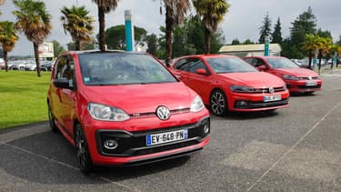 Les 3 modèles qui composent actuellement la gamme GTI