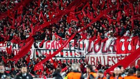 Les supporters de River Plate lors du match contre Colo Colo (1-0, Copa Libertadores), le 25 septembre 2024
