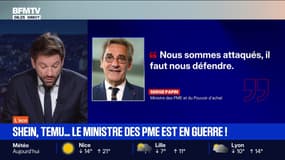 BFM Conso : Shein, Temu... le ministre des PME est en guerre ! - 24/10