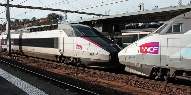 Un TGV de la SNCF.