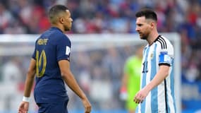 Kylian Mbappé et Lionel Messi