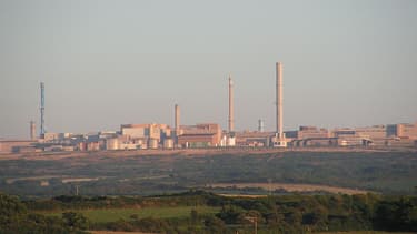 L'usine de retraitement des déchêts nucléaires de La Hague.