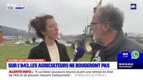 Rhône: malgré l'appel à la levée des blocages, les agriculteurs sur l'A43 ne bougeront pas