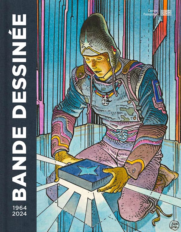 Cover of the catalog of the'“Comics (1964-2024)” exhibition at the Pompidou Center”></source></picture></noscript><figcaption><span class= Catalog cover'exhibition
