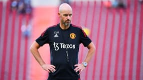 Erik Ten Hag l'entraîneur de Manchhester United en juillet 2022