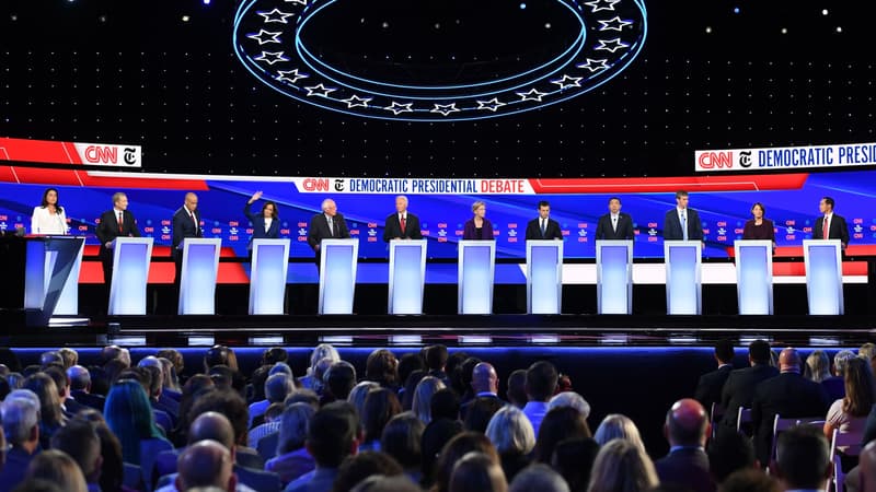 Le débat des candidats à l'investiture démocrate du 16 octobre 2019 sur CNN.
