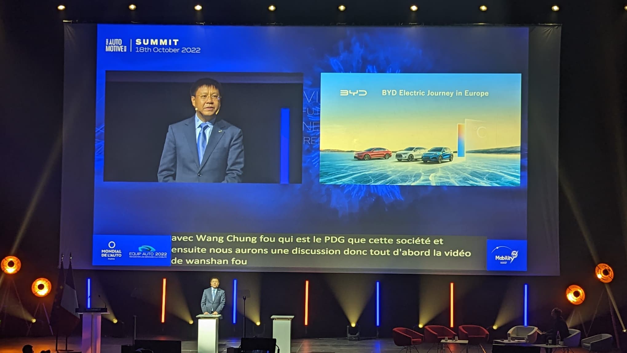 Michael Shu, administrateur général et directeur général, BYD Europe et International Cooperation Division.