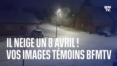 Vos images témoins BFMTV des chutes de neige en ce 8 avril