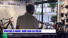 Paris: ruée sur les vélos pour la rentrée