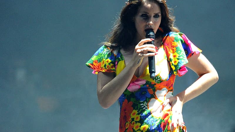 Lana Del Rey en concert au festival de Coachella, en avril 2014.