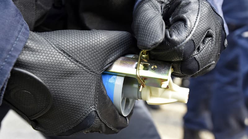 Huit policiers ont été blessés par l’explosion d'une grenade lacrymogène, à la suite d'une mauvaise manipulation, au cours d'un exercice au Centre de formation de la Police, à Chassieu, dans la banlieue de Lyon. (Photo d'illustration)