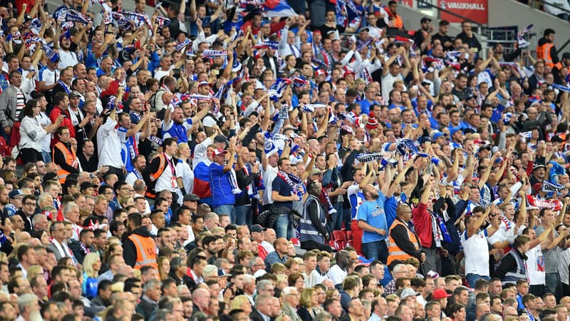 Des supporters de l'équipe nationale de Slovaquie, en septembre 2017