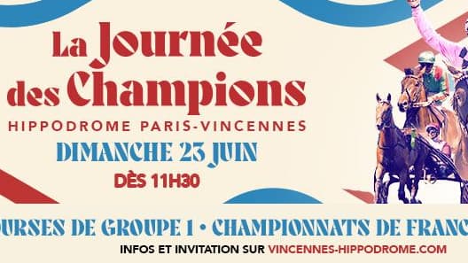 La Journée des Champions est programmée ce dimanche à Vincennes