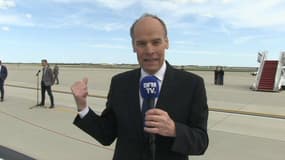 Emmanuel Macron à Washington: l'arrivée du Président français à la base aérienne d'Andrews dans Maryland est imminente