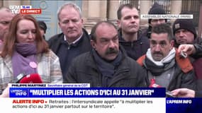 Retraites: l'intersyndicale appelle "toute la population à se mobiliser plus massivement le 31 janvier"