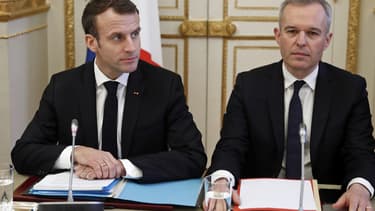 Emmanuel Macron et François de Rugy en décembre 2018.