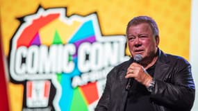 L'acteur William Shatner en 2019, au ComicCon Africa à Johannesburg.