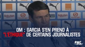 OM : Garcia s'en prend à "l'éthique" de certains journalistes