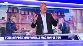 La Politique de Matthieu Croissandeau: Opposition frontale Macron/Le Pen sur le voile - 21/04
