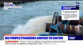 Inondations dans le Pas-de-Calais: des pompes étrangères arrivent en soutien