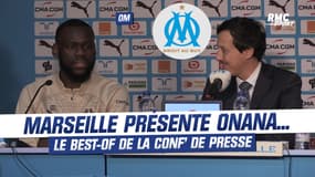 Mercato / OM : Le best-of de la conférence de présentation d’Onana (avec Longoria)