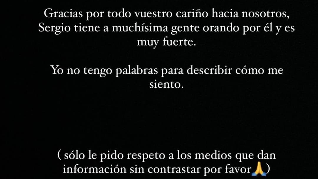 Alba Silva publie un message pour évoquer Sergio Rico. Alba Silva publie un message pour évoquer Sergio Rico.
