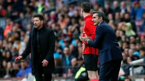 Ernesto Valverde et Diego Simeone