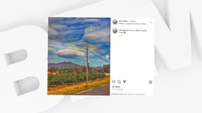 Un nuage lenticulaire photographié au-dessus du sommet de Força Réal (Pyrénées-Orientales), le 11 septembre 2024.